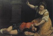 Artemisia gentileschi yael tuant sisera painting